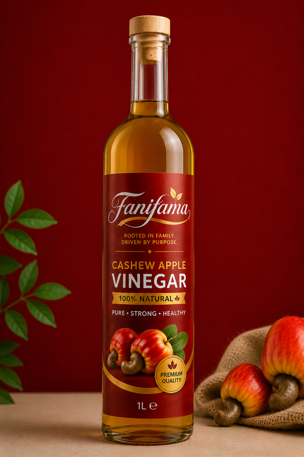 Fanifama Cashew Apple Vinegar bottle